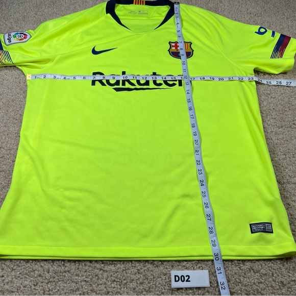 Nike FC Barcelona Soccer Football Jersey Men’s sz XL Authentic 2018/19 - Picture 6 of 9